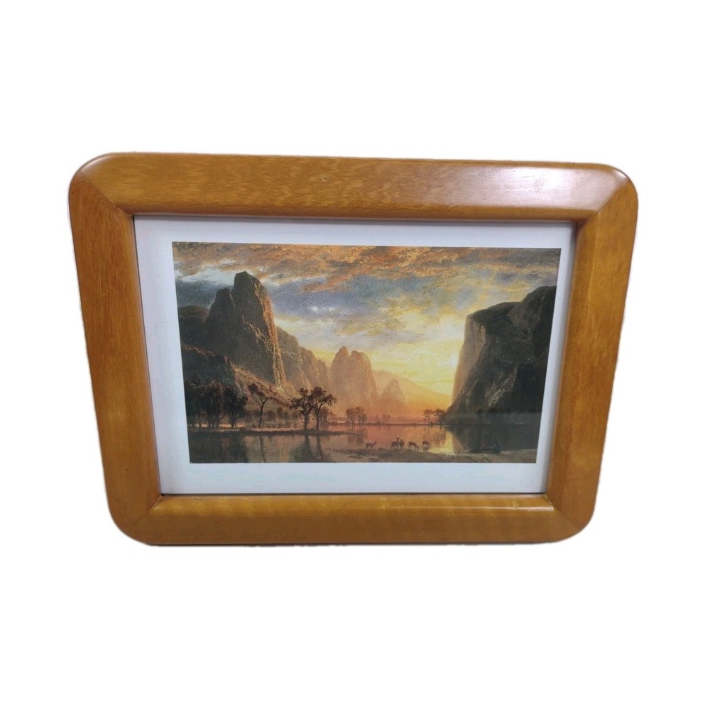Vintage BURNES Of BOSTON 5"x 7" Wooden Photo Frame Classic MCM Vertical or Horiz